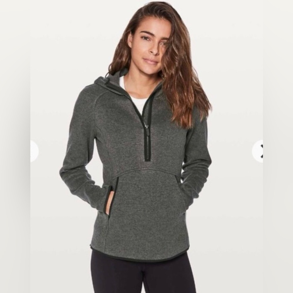 Lululemon Fleece and Thank You Women's Gray Hoodie